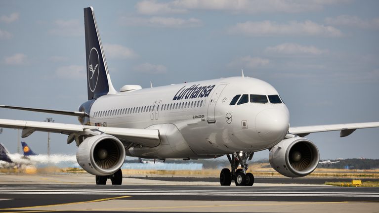 Ein A320 der Lufthansa